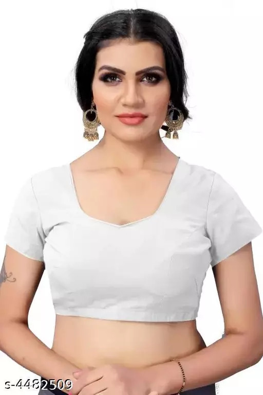TEESWALA Net White Embroidered Saree With Blouse